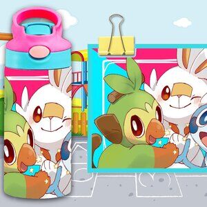 Pokemon Themed Kids Tumbler 12oz